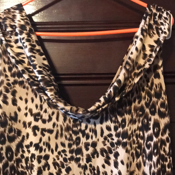Plus Size Leopard Dress - Picture 3 of 7